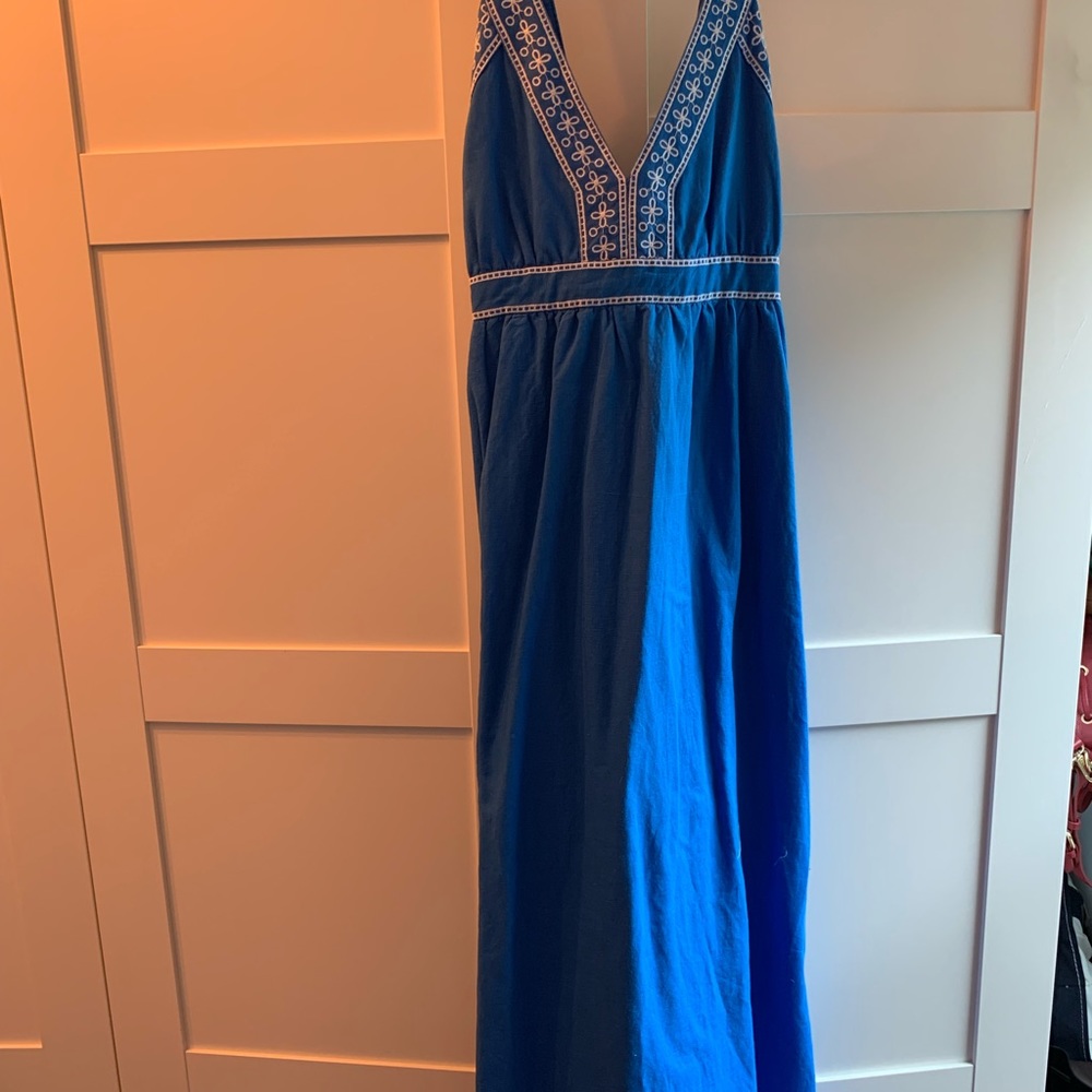 J. Crew Factory Embroidered Maxi